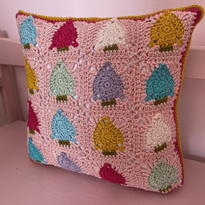 Christmas Tree Square Pillow