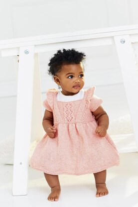 Dresses in Stylecraft Baby Sparkle DK - 10000 - Downloadable PDF