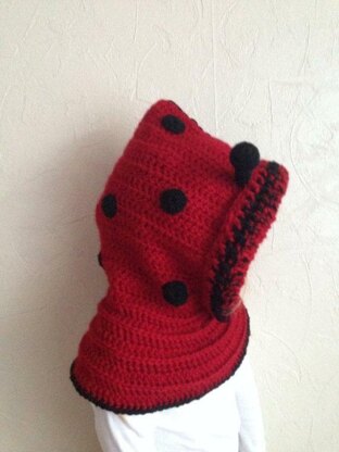 Ladybird Hooded Cowl