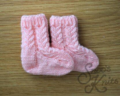 Baby Socks Knitting Pattern Snoo's Knits