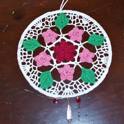 Ring of Roses Sun Catcher