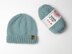 Fold Over Brim Beanie Hat Medium Worsted Weight Baby Children Women Men