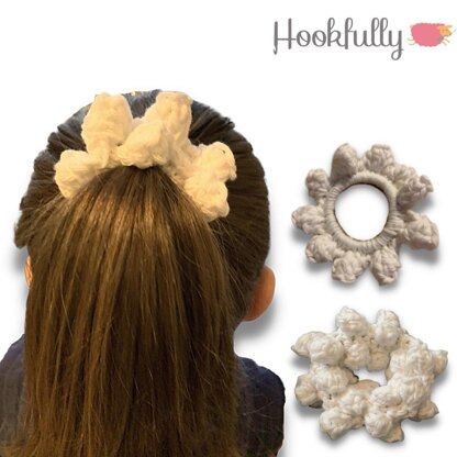 Snowball scrunchies