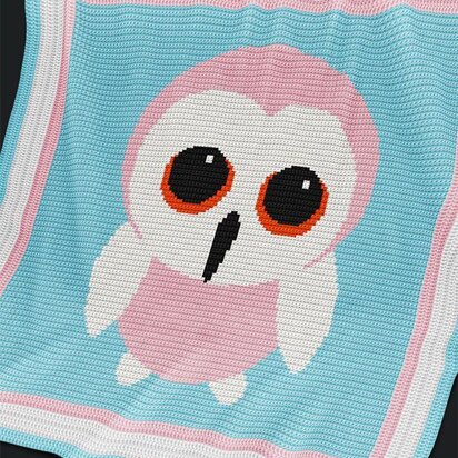 CROCHET Baby Blanket pattern - Baby Owl