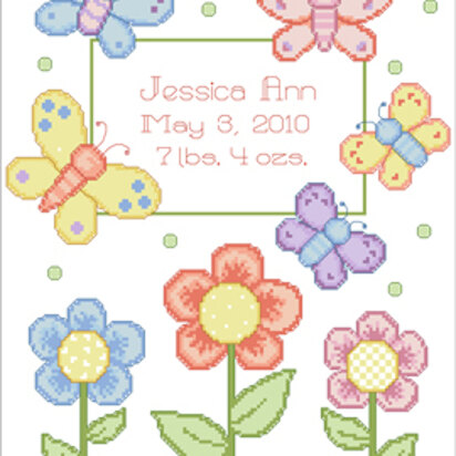 Butterfly Birth Announcement - PDF