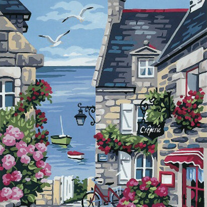 Royal Paris La Rue Du Port Canvas -