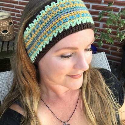 Bohemian Mint Ear Warmer