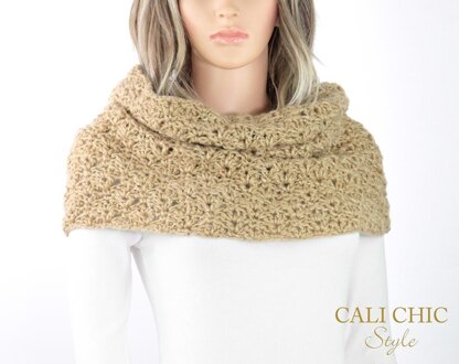 Elaine Crochet Snood Scarf #808S