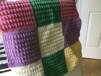 Colour-Mix Baby Blanket