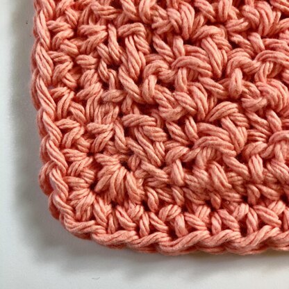 Seed Stitch Washcloth