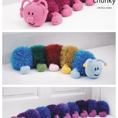 Tinsel Centipedes in King Cole Tinsel Chunky - 9041pdf - Downloadable PDF