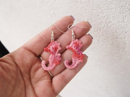 Seahorse earrings
