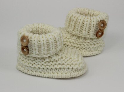 Baby Chunky 2 Button Booties