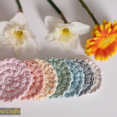 Crochet Pastel Face Scrubbies