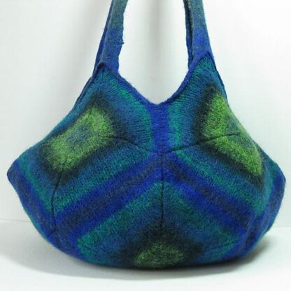 Felted Market Bag or Carrier Bag 012