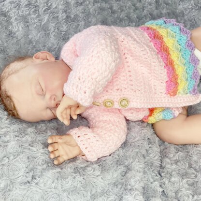 433- Baby Cardigan Crochet Pattern-433