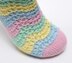 Unicorn Tail Socks - Toe Up (DK)