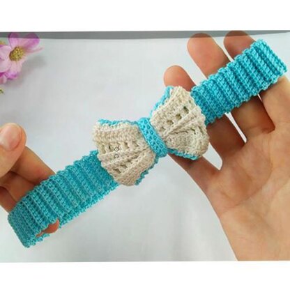 Crochet Bow Headband