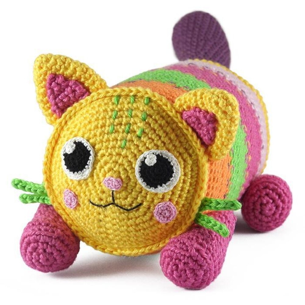 Pillow Cat - Gabby's Dollhouse Crochet pattern by Sabrina Somers