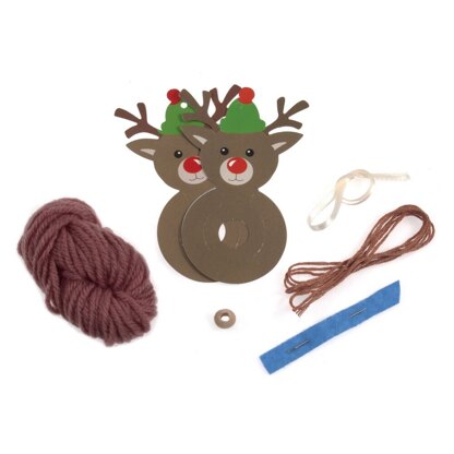 Trimits Pom Pom Reindeer Kit - 11 x 5cm