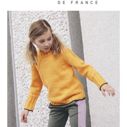 Girl Sweater in Bergere de France Barisienne - M1150 - Downloadable PDF