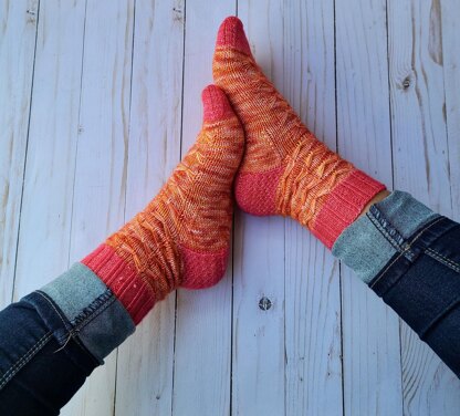 Pine Needle Socks