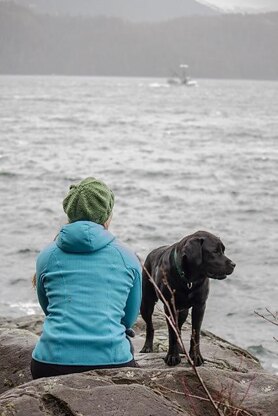 Cable Slouchy Tam Hat