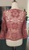 Rosewood Petals Crochet Blouse
