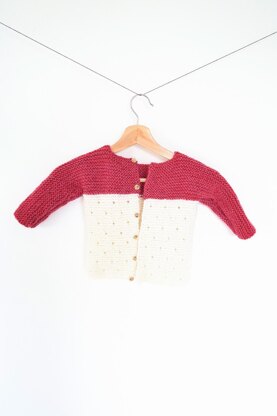 Strawberry Seed Baby Sweater