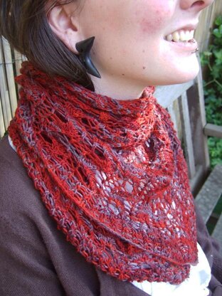 River of Blood Shawl