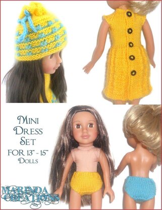 Mini Dress Set for Dolls