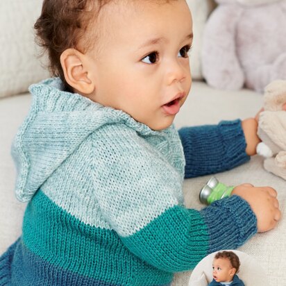 Rico Essentials Super Chunky Pattern 1145 Cloud Jumper & Striped Cardi –  Gilliangladrag