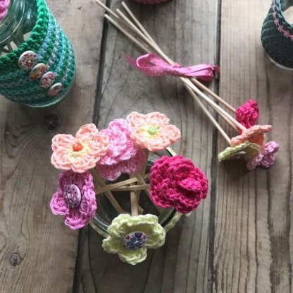 Posy Jars and Flowers