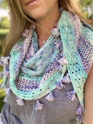 Summer Moonrise Shawl