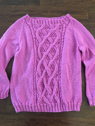 Winter Rose Sweater in Cascade 220 Superwash - W405