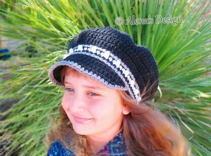 Banded Newsboy Hat