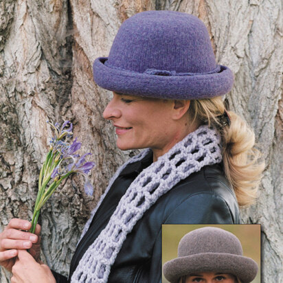 Town Hat in Imperial Yarn Native Twist - P102 - Downloadable PDF