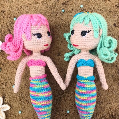 Mermaid Sirena crochet pattern