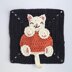 Pumpkin cat granny square