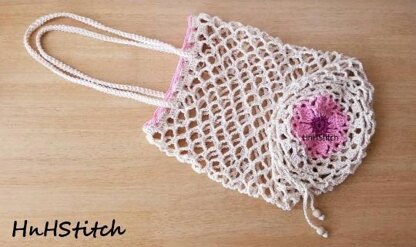 Foldable flower net bag