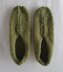 12ply easy knit slippers - Sage