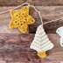 Christmas Trees & Stars Holiday Garland / Ornaments