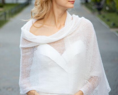 Knitting Pattern Bridal Mohair Shawl