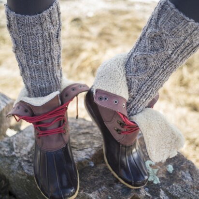 Corker Socks in Berroco Inca Tweed - 346-5