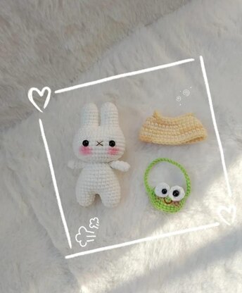 Mini Bunny with Frog Crossbody Bag
