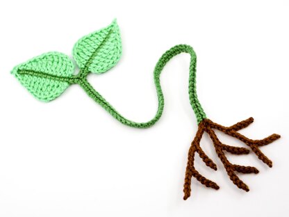 Leaf Bookmark Crochet Pattern