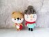 Amigurumei Marin and Sol best friends girl and shiba inu amigurumi pattern