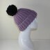 Super Chunky Rib Bobble Beanie Hat