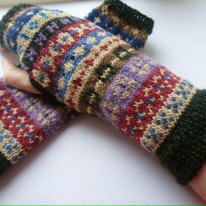 Peerie Stripe Mittens