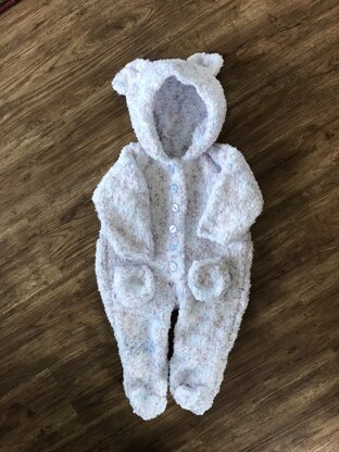 Snowflake Teddy Romper